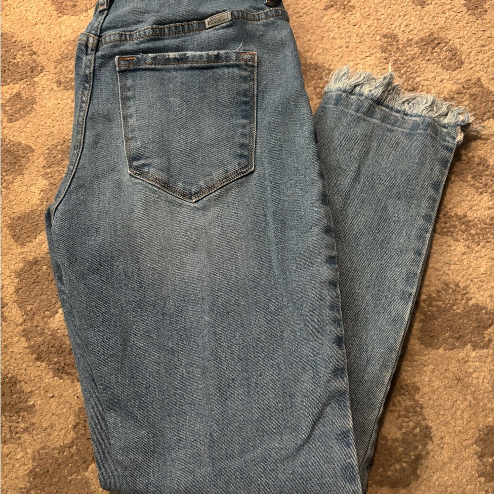 KanCan Blue Ankle Cropped Jeans